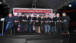 Kanyon Park Piknik Alanı vatandaşların hizmetine açıldı
