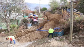 Karaağaçın 34 milyon liralık yatırımında altyapı çalışmaları sürüyor