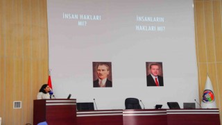 Karabükte İnsan Hakları konferansı verildi