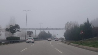 Karabükte yoğun sis etkili oldu