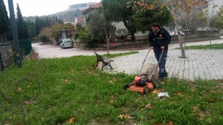 Karesi Belediyesinden milyonlarca metrekarede ot temizliği