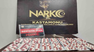Kastamonuda 224 adet uyuşturucu hap ele geçirildi: 1 tutuklama