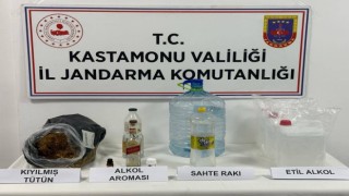 Kastamonuda yılbaşı öncesinde sahte alkol operasyonu: 1 gözaltı