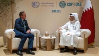 Katar Başbakanı Al Thani, İngiltere Dışişleri Bakanı Cameron ile görüştü