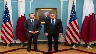 Katar Başbakanı Thani, ABD Dışişleri Bakanı Blinken ile görüştü