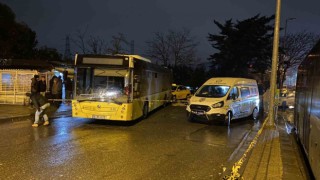 Kayan İETT otobüsünü durdurmaya çalışan şoför ezilerek ağır yaralandı