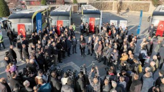 Kayseri Büyükşehir, ulaşım filosuna 15 yeni elektrikli otobüs kattı