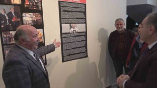 Kayseride taş plaklar meraklıları için sergilendi