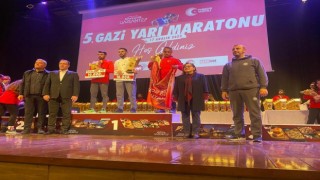 Kayserili sporcu, Gaziantep maratonunda birinci oldu