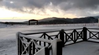 Keltepe Kayak Merkezi yeniden karla kaplandı