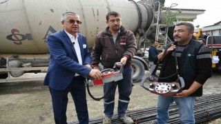 Kemer, Göynük kapalı pazar yerine ilk betonlar döküldü