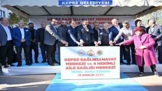 KETEMin de hizmet vereceği Sağlıklı Hayat Merkezi ve 4 hekimli Aile Sağlığı Merkezi temeli törenle atıldı