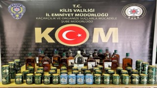 Kiliste 34 litre kaçak ve sahte alkol ele geçiril: 1 gözaltı