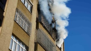 Kiliste 5 katlı binada çıkan yangın korkuttu