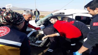 Kırşehirde trafik kazası: 1 ölü, 1 yaralı