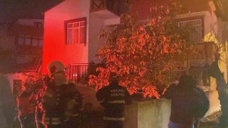 Kocaelide korkutan baca yangını