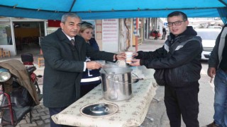 Koçarlı soğuk güne sıcak başladı