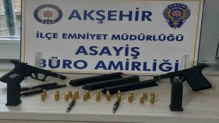 Konyada fason silah parçaları ele geçirildi: 1 tutuklama