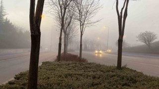 Konyada sabah saatlerinde sis etkili oldu