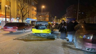 Küçükçekmecede İSKİnin çalışma ardından kapatmadığı rögar kapağı kazaya neden oldu