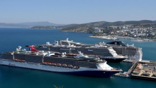 Kuşadası Limanına 11 ayda 523 kruvaziyer gemi geldi