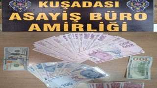 Kuşadasında kumar baskını: 8 şahıs suçüstü yakalandı