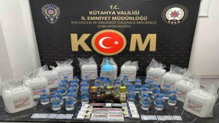 Kütahyada 2023 yılında alkol kaçakçılığından yakalanan 13 şüpheliden 2si tutuklandı