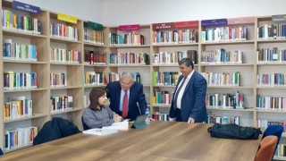 ‘Kütüphaneler Şehrinin mimarı Büyükkılıçtan Mevlana Kütüphanesine ziyaret