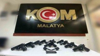 Malatyada çok sayıda kaçak silah ele geçirildi