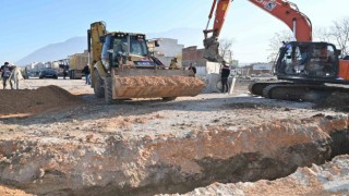 Manisa trafiğini rahatlatacak projede altyapı çalışmaları başladı
