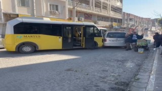 Mardinde minibüs ile hafif ticari araç çarpıştı