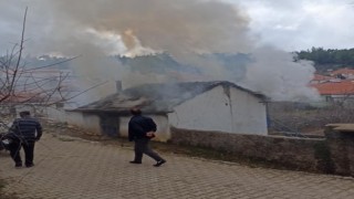Menteşede ev yangını