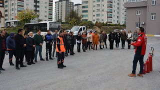 Mersin Büyükşehir Belediyesi Personeline Yangın Eğitimi