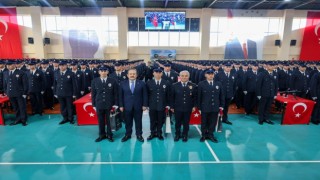 Mersinde 446 polis adayı mezun oldu