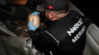 Mersinde bir tırda 22 kilo 300 gram esrar ele geçirildi
