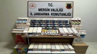 Mersinde kaçak elektronik sigara ve makaron ele geçirildi