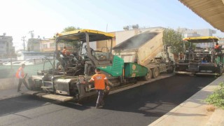 Mersinde yol ve asfalt çalışmaları sürüyor