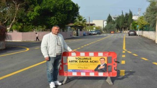 Mersinde yollar yenileniyor