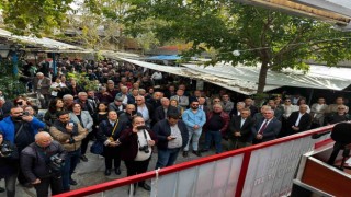 Milasta miting gibi adaylık başvurusu