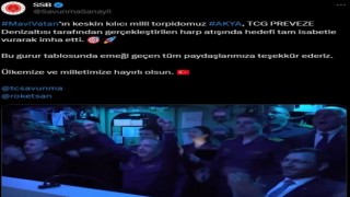 Milli torpido ‘AKYA hedefi 12den vurdu