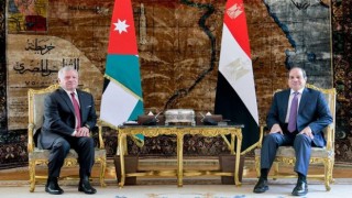 Mısır Cumhurbaşkanı es-Sisi ile Ürdün Kralı Abdullah Kahire'de bir araya geldi
