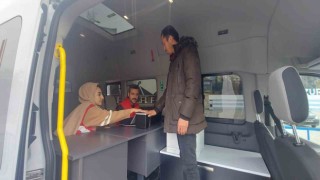 Mobil Göç Noktası Erzurumda hizmette