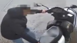 Motosiklet hırsızı 200 saatlik izlemeyle yakalandı