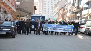 Muşta düzenlenen yürüyüşte İsrail protesto edildi