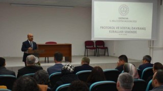 Okul ve kurum yöneticilerine Protokol ve Sosyal Davranış Kuralları konulu seminer