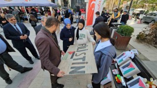 Ortaokul öğrencilerinden Filistine yardım