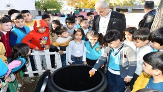 Osmaniye Belediyesi, okullarda organik atıkları gübreye dönüştürüyor