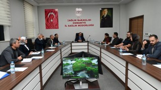 Osmaniye İl Sağlık Müdürlüğü'nde Hizmet Değerlendirme Toplantısı