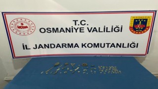 Osmaniyede jandarma ekiplerinden tarihi eser operasyonu