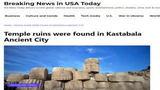Osmaniye'de Kubaba Tapınağı Kalıntısı Dünya Gündeminde